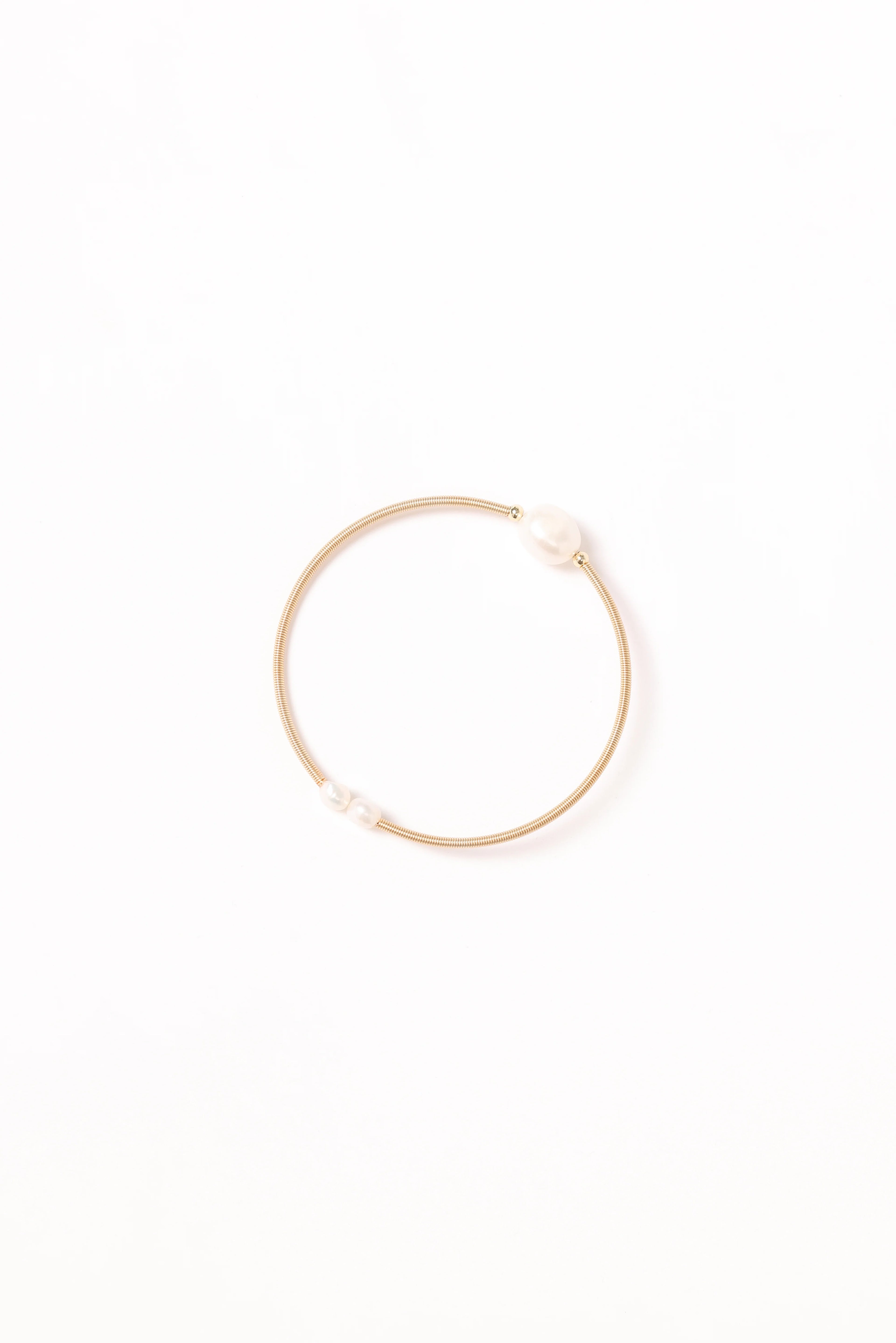 Tilda Bracelet - Gold/Pearl