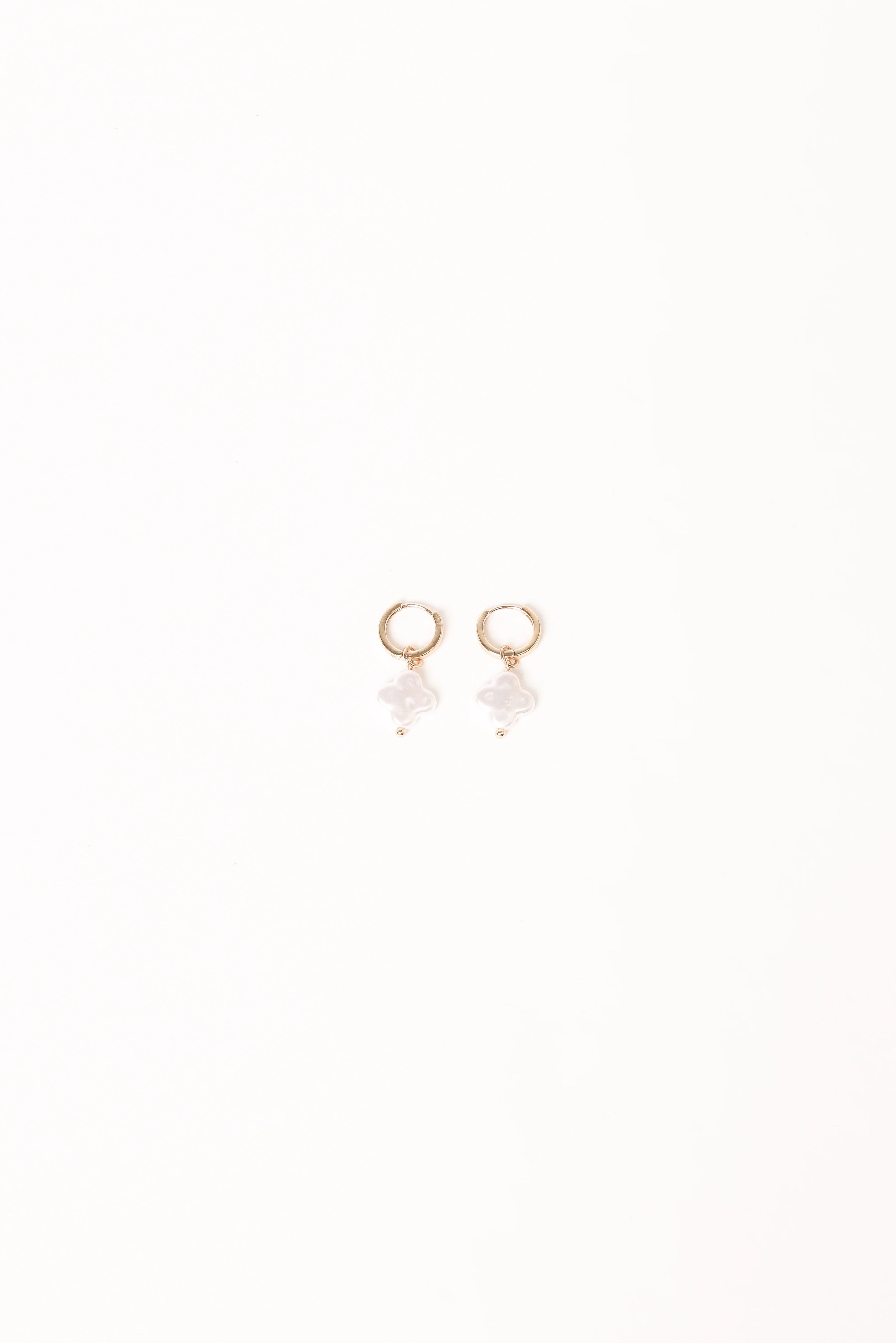 Kieran Earrings - Gold/Pearl