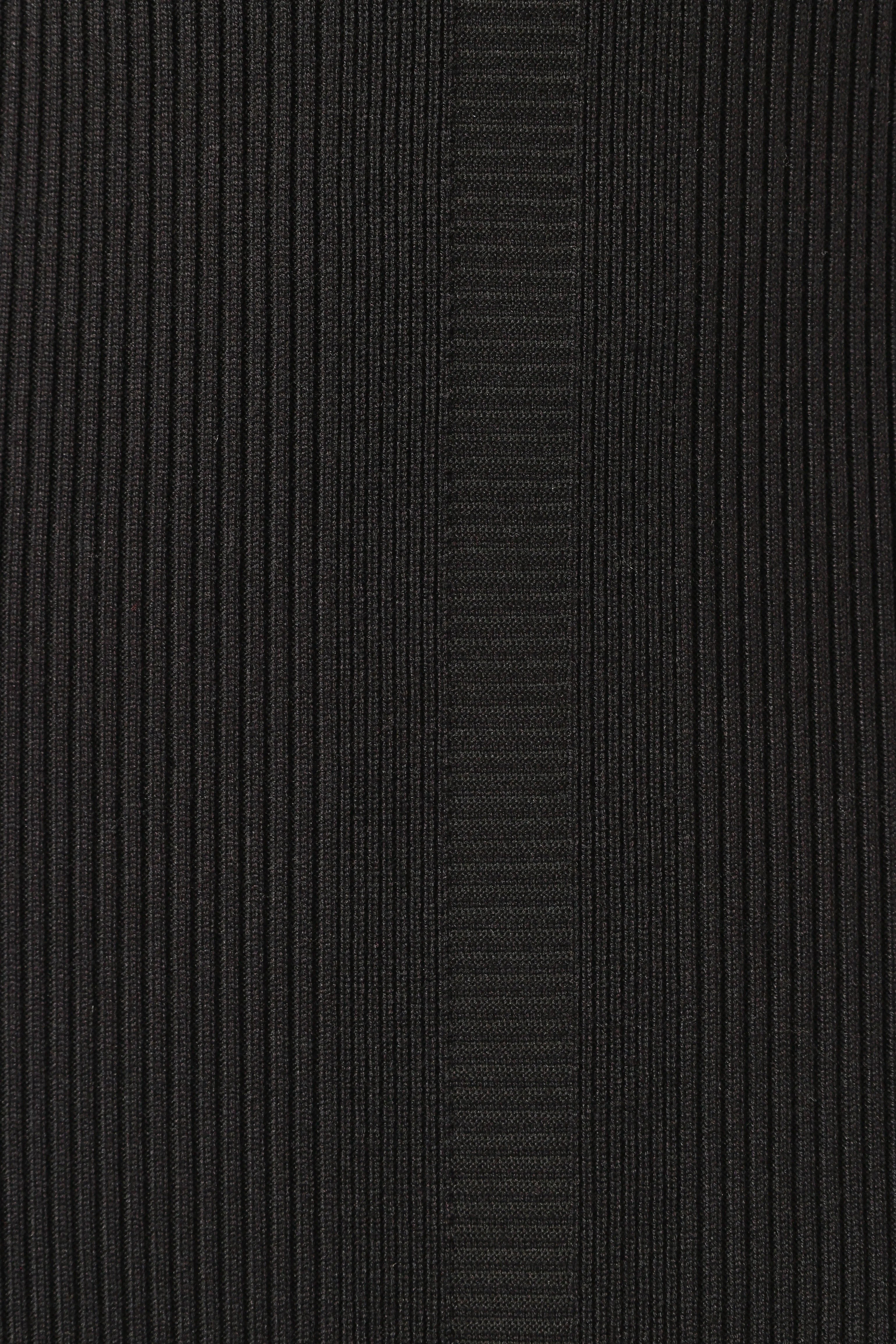 Collins Long Sleeve Midi Dress - Black