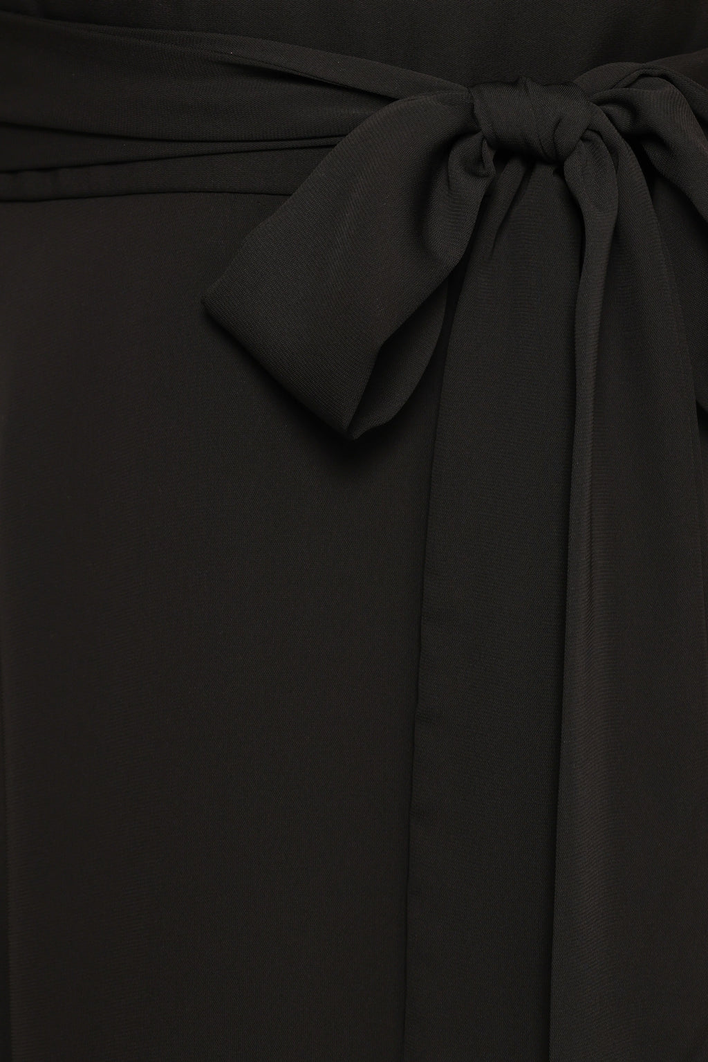 Maverick Wrap Maxi Dress - Black