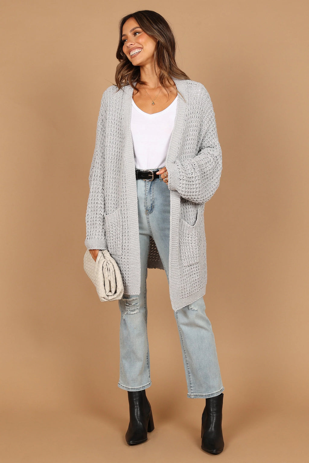 Leyonie Cardigan - Grey