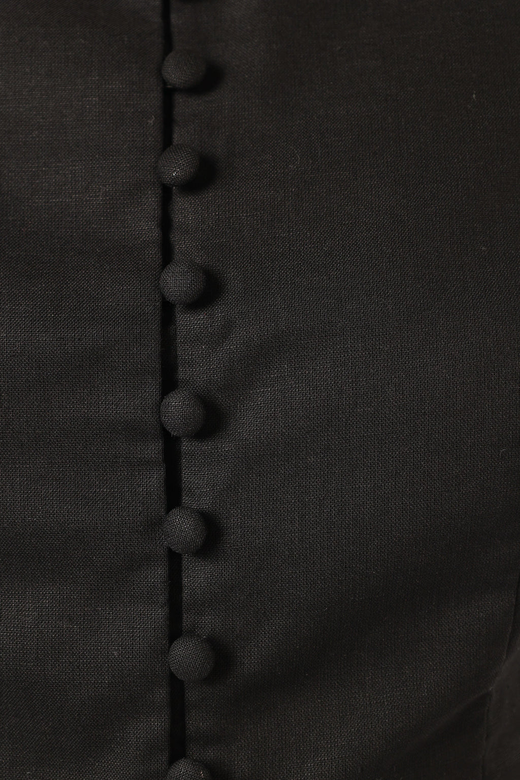 Daniella Linen Vest - Black