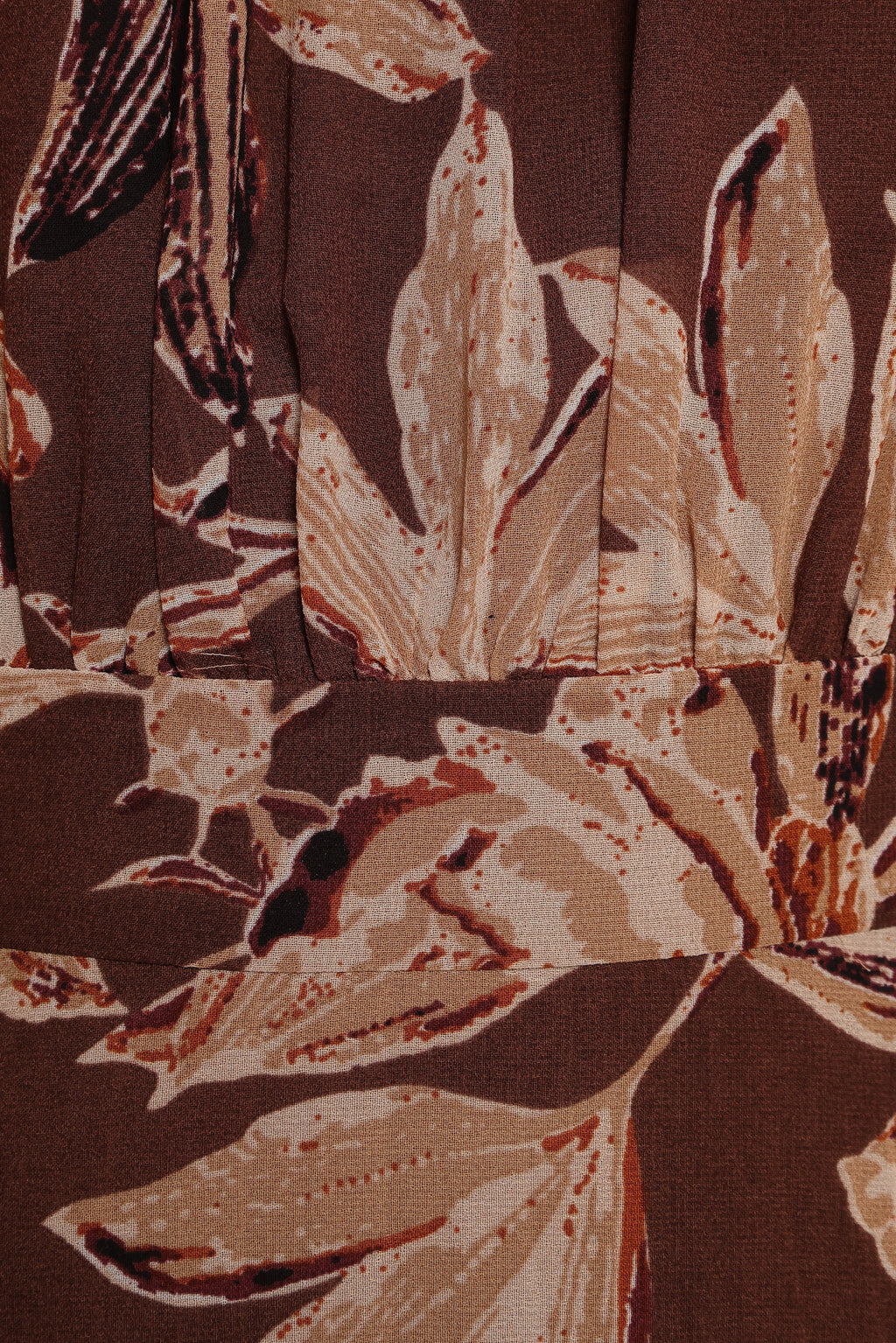 Delphine Maxi Dress - Brown Floral