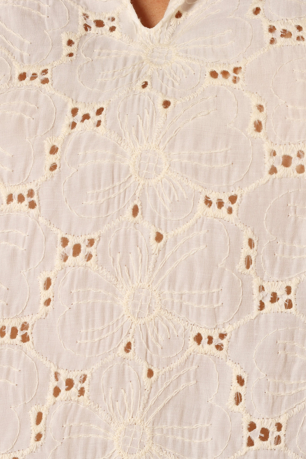 Iris Ruffled Top - Cream