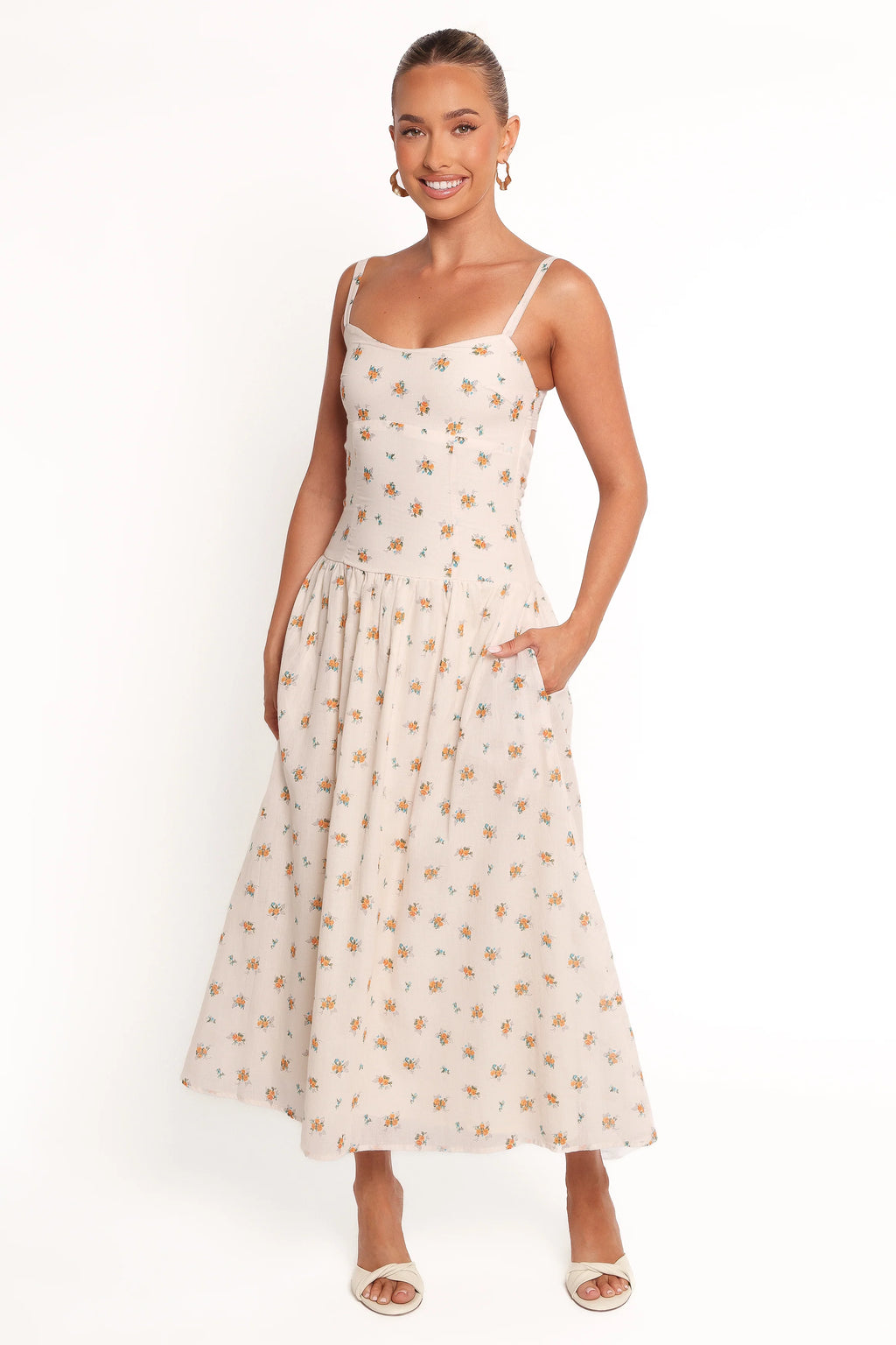 Oakley Maxi Dress - Yellow Floral