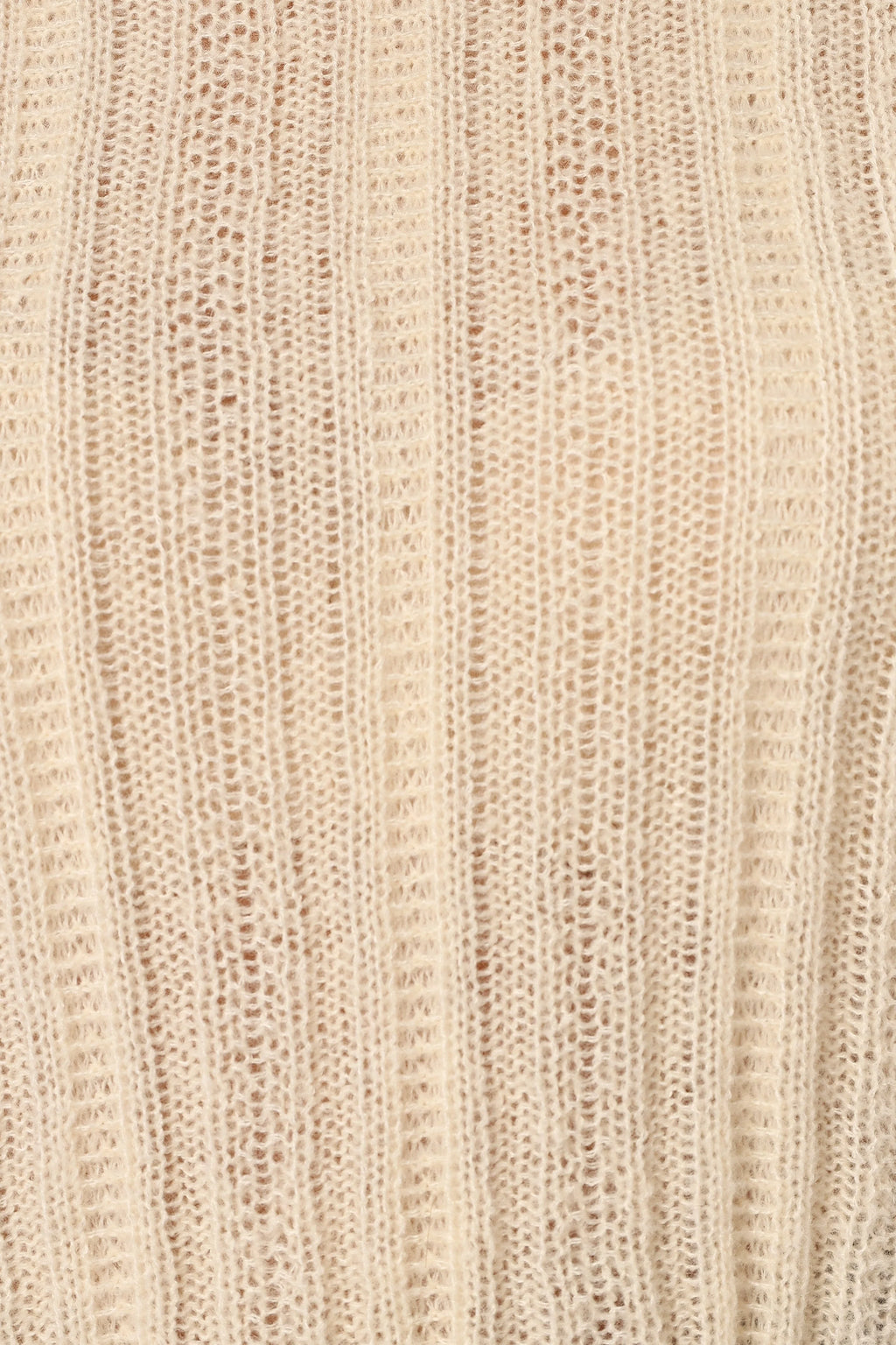 Wynford Scallop Edge Knit Sweater - Cream