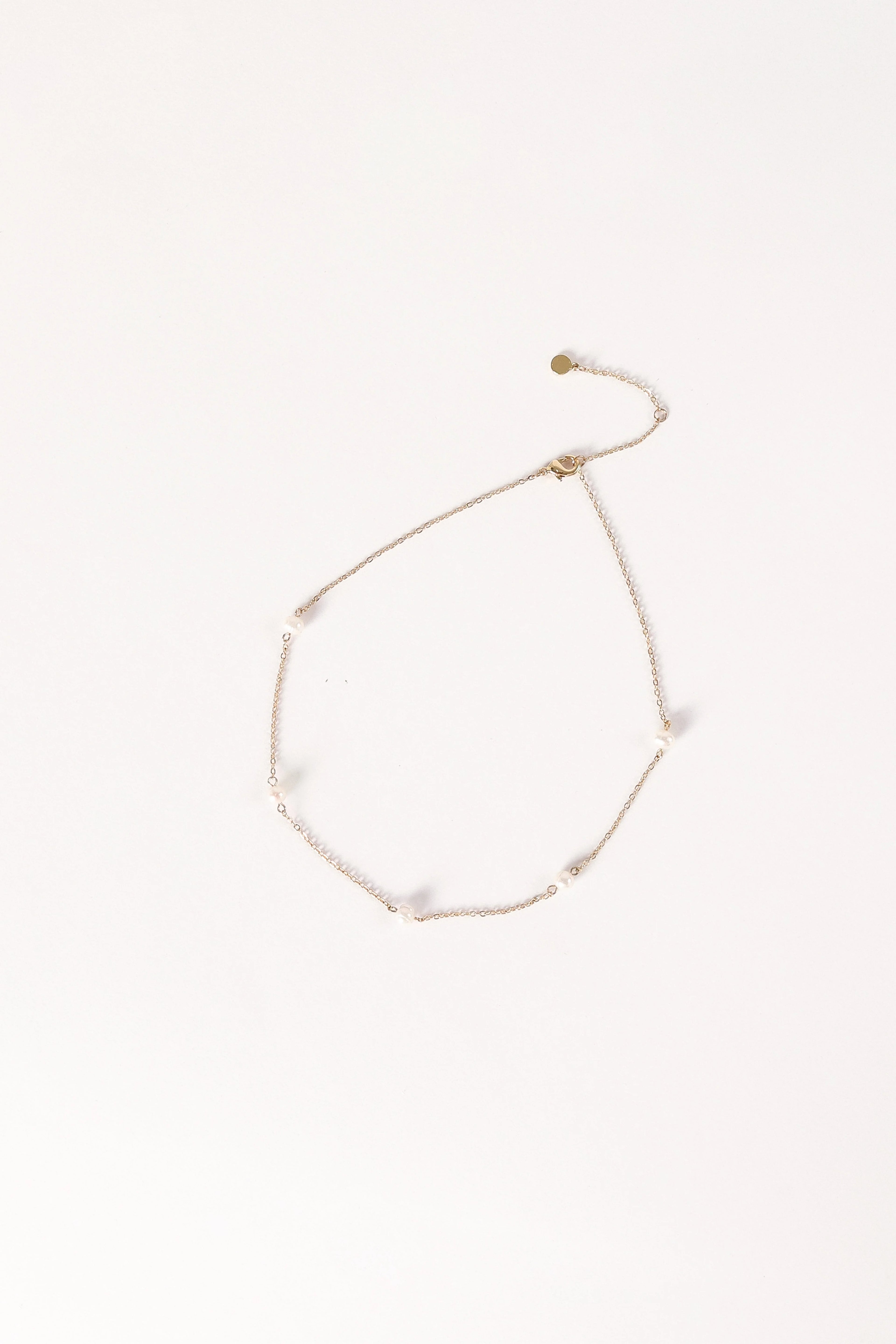 Kealy Pearl Necklace - Gold