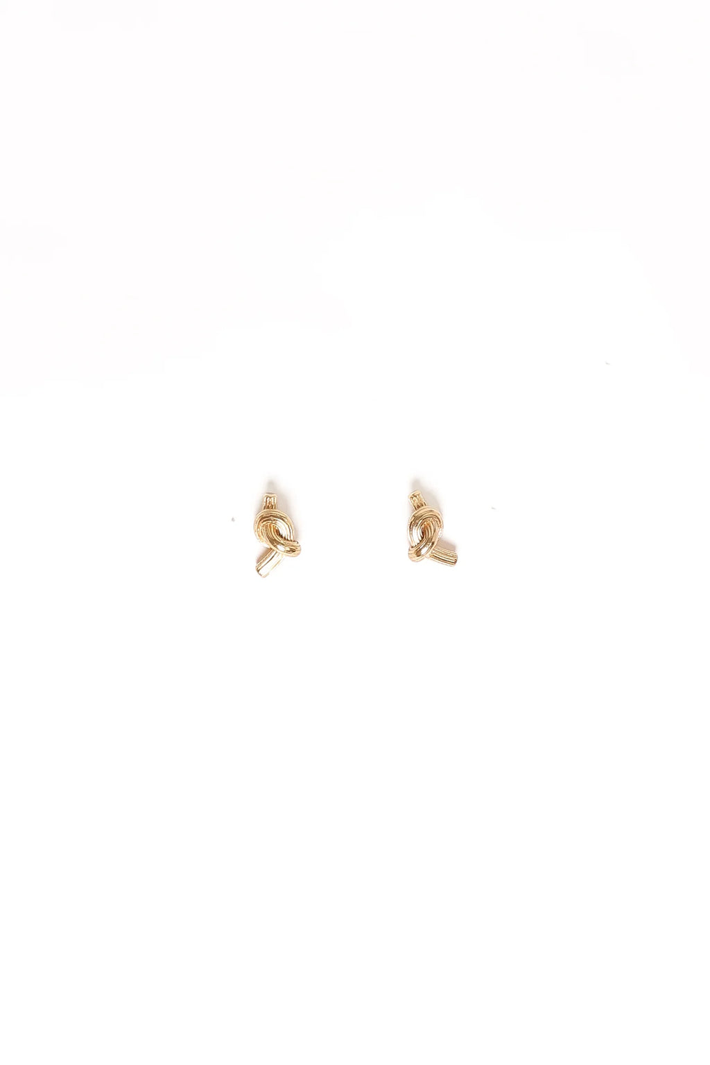 Dakota Knot Earrings - Gold