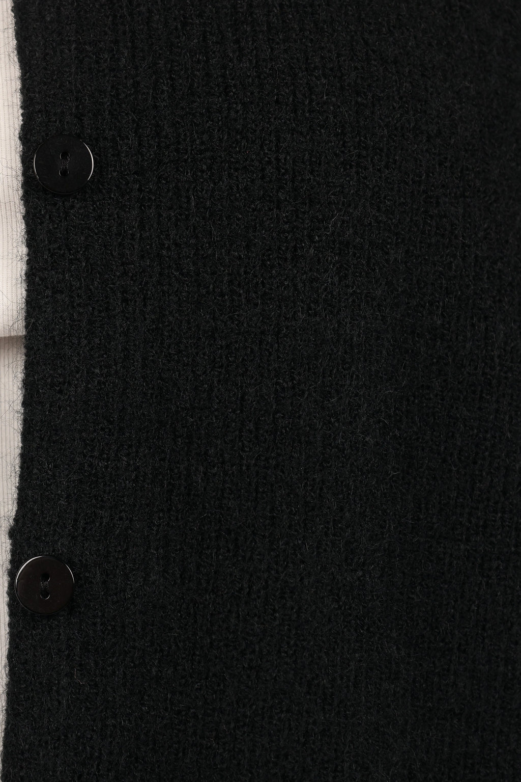 Astor Classic Button Up Cardigan - Black