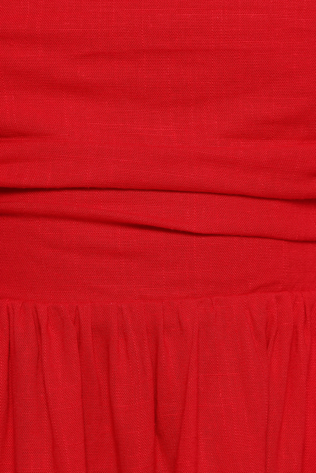 Katy Strapless Mini Dress - Red
