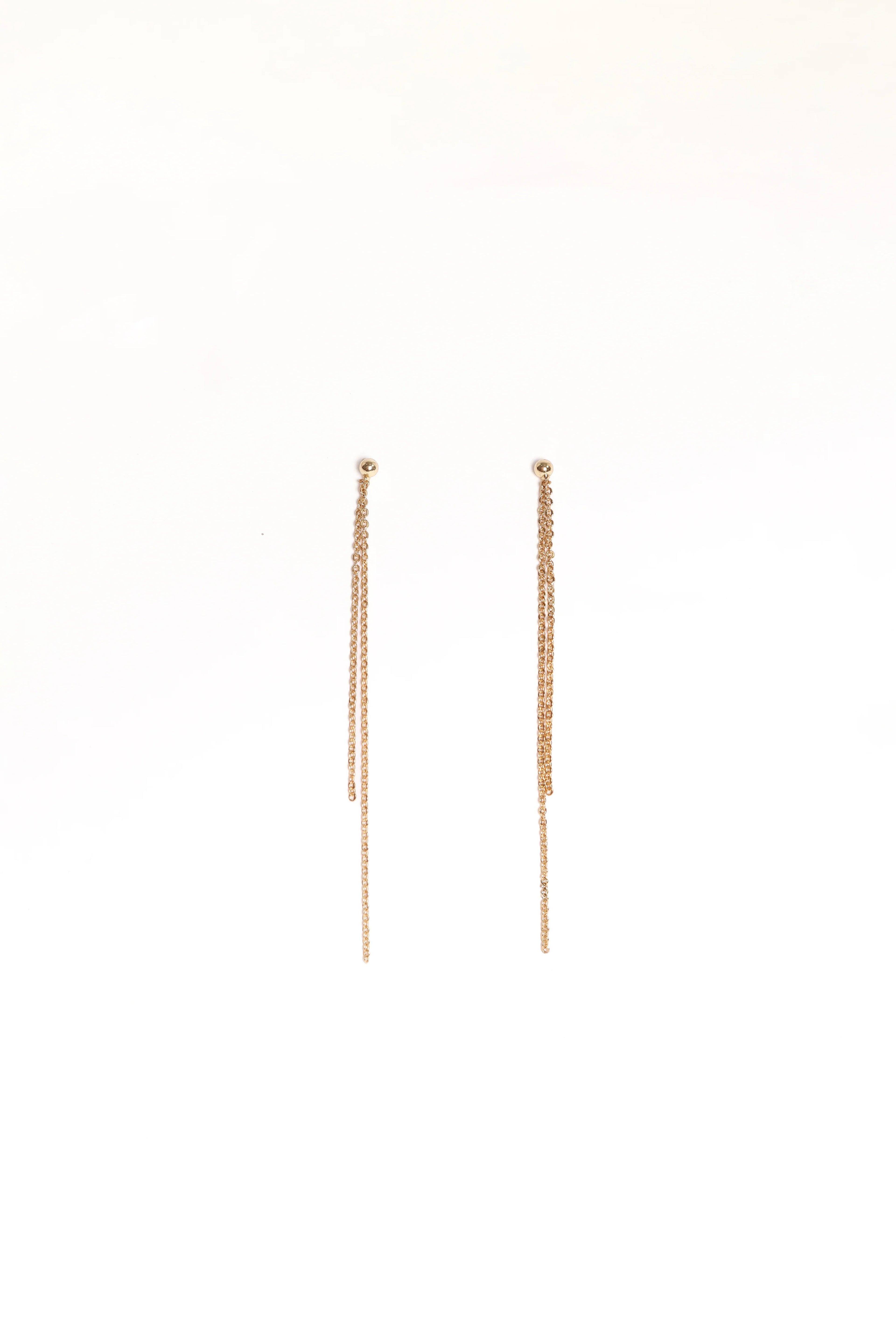 Genevieve Drop Earrings - Gold