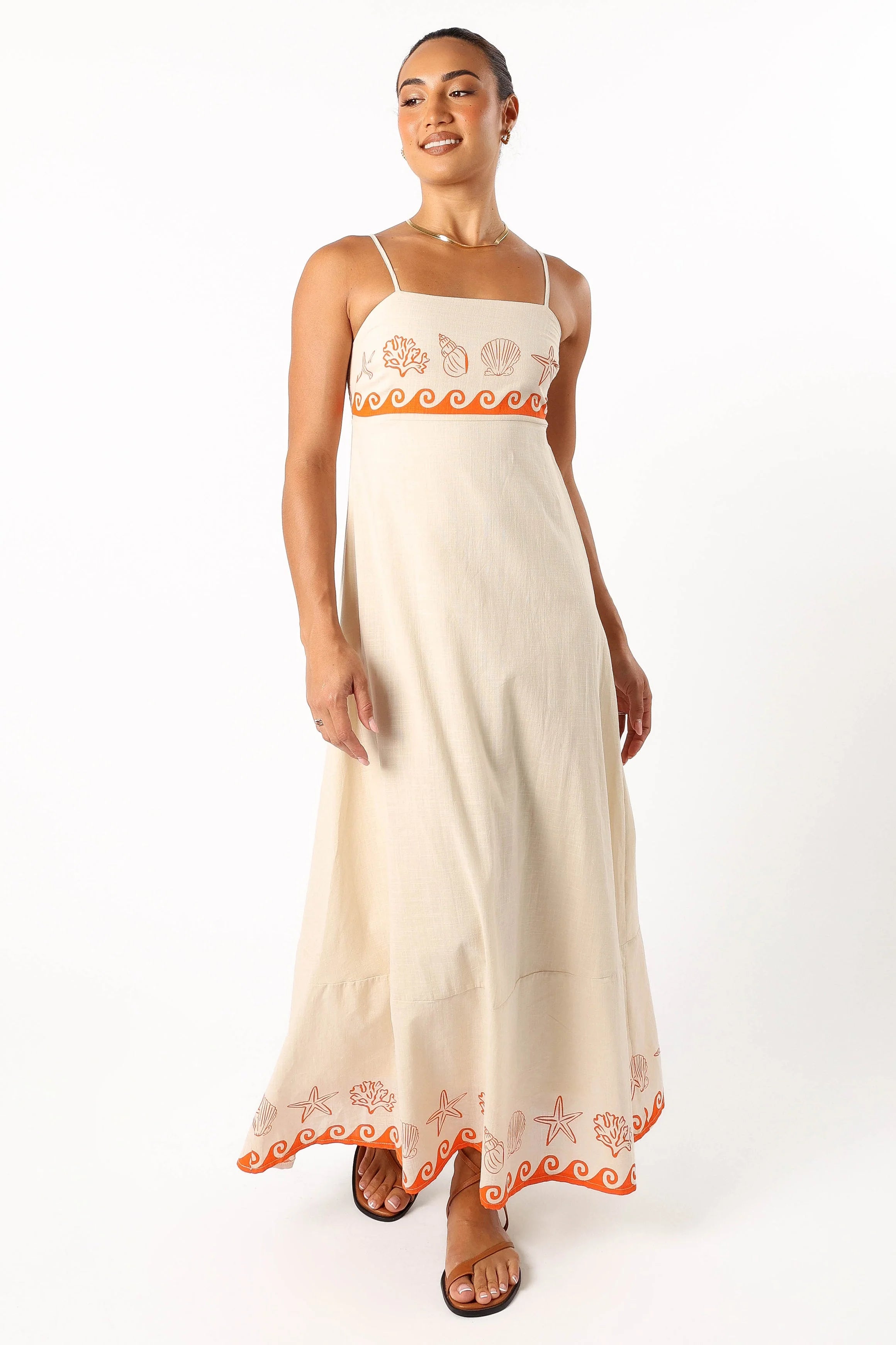 Ceecee Maxi Dress - Beige
