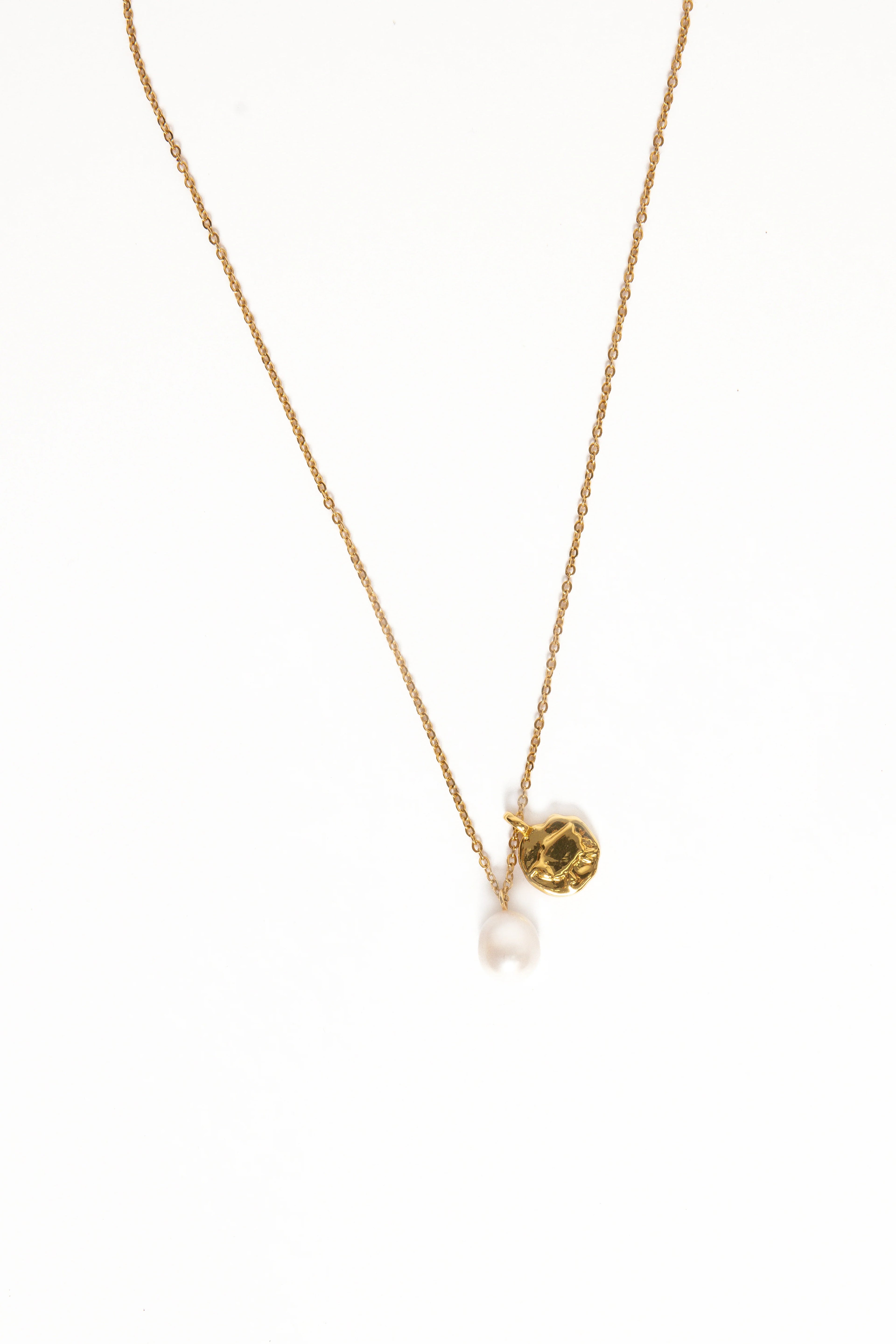 Lavinia Necklace - Gold/Pearl