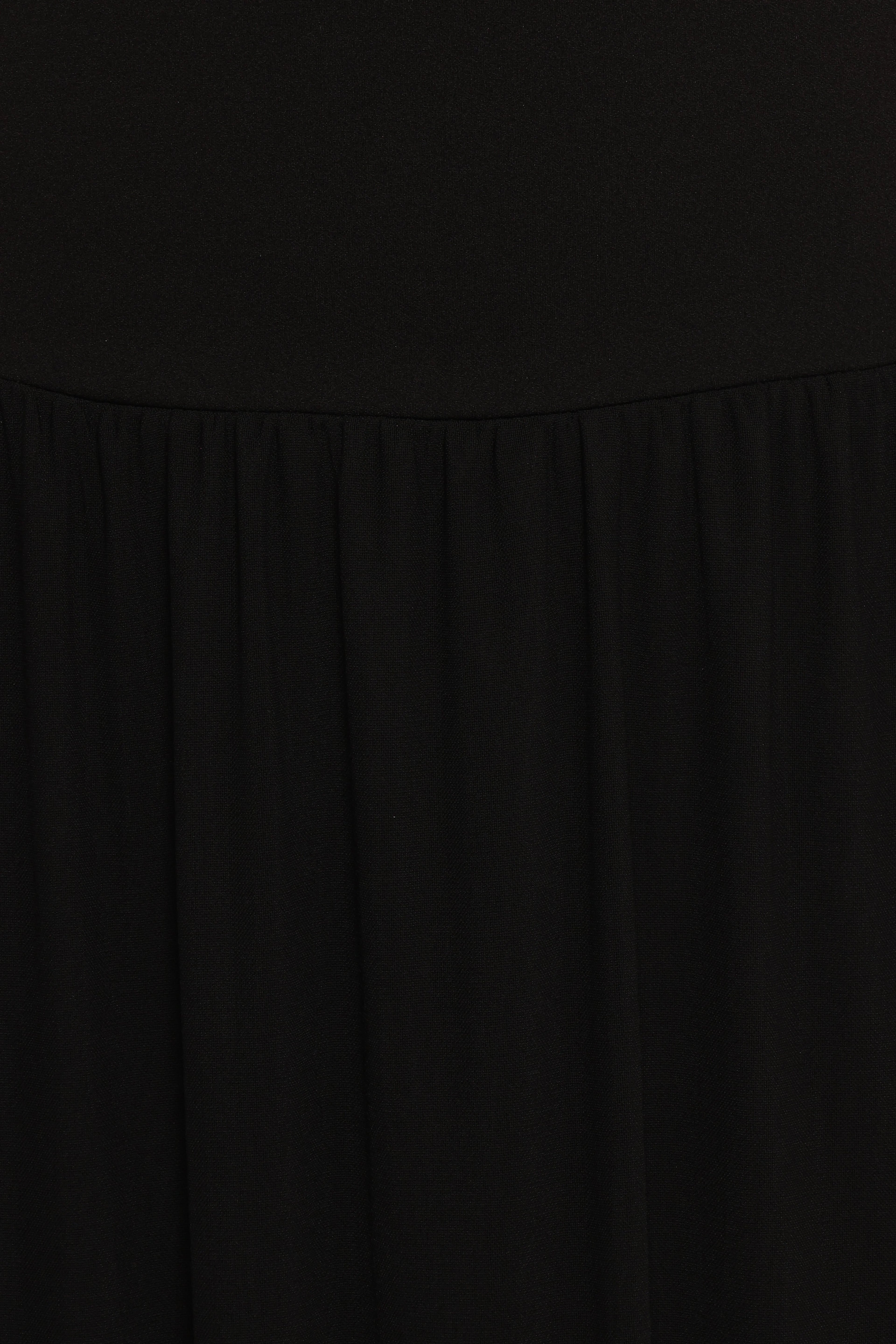 Caitie Midi Dress - Black