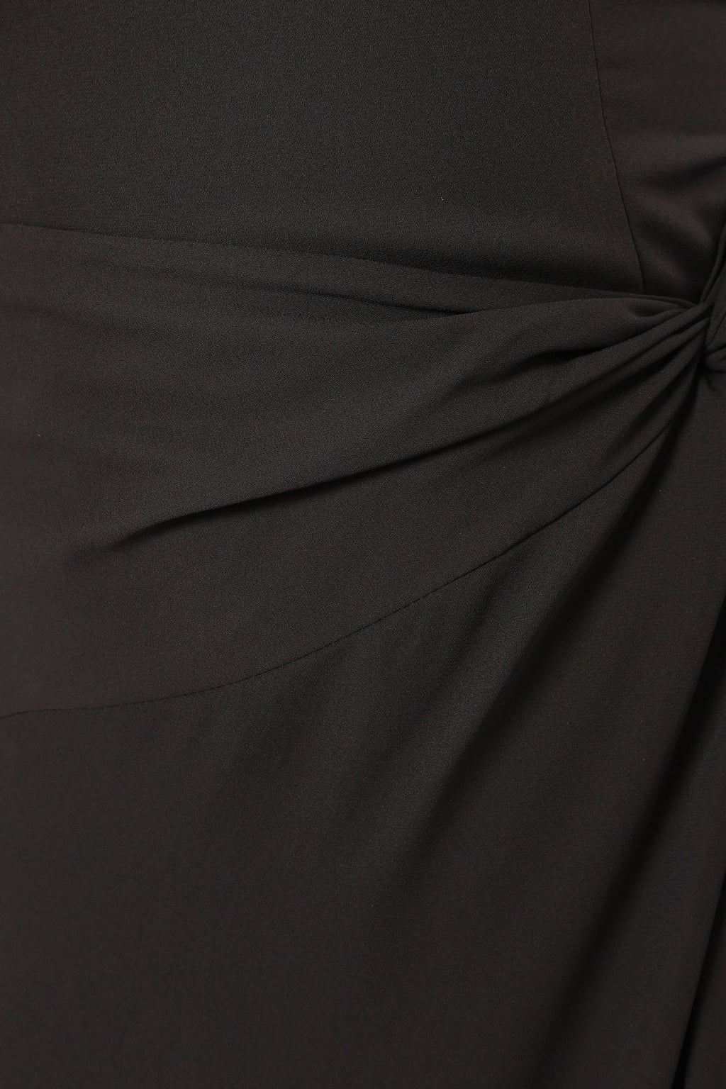 Nadea Faux Wrap Maxi Dress - Black