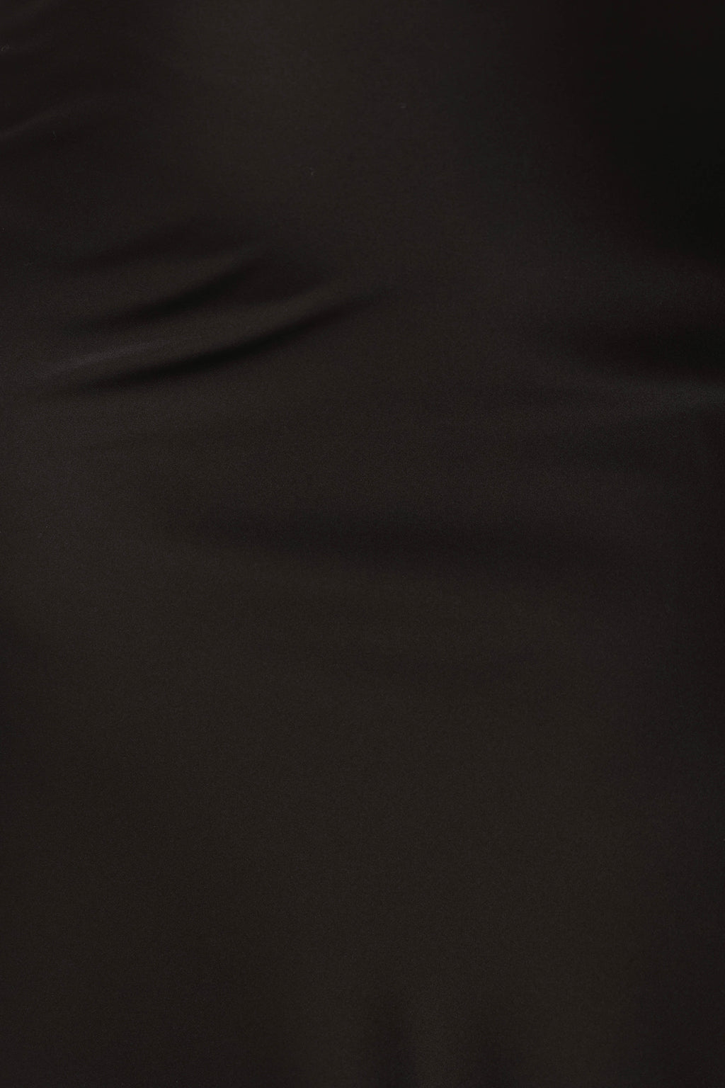 Nellie Satin Midi Skirt - Black