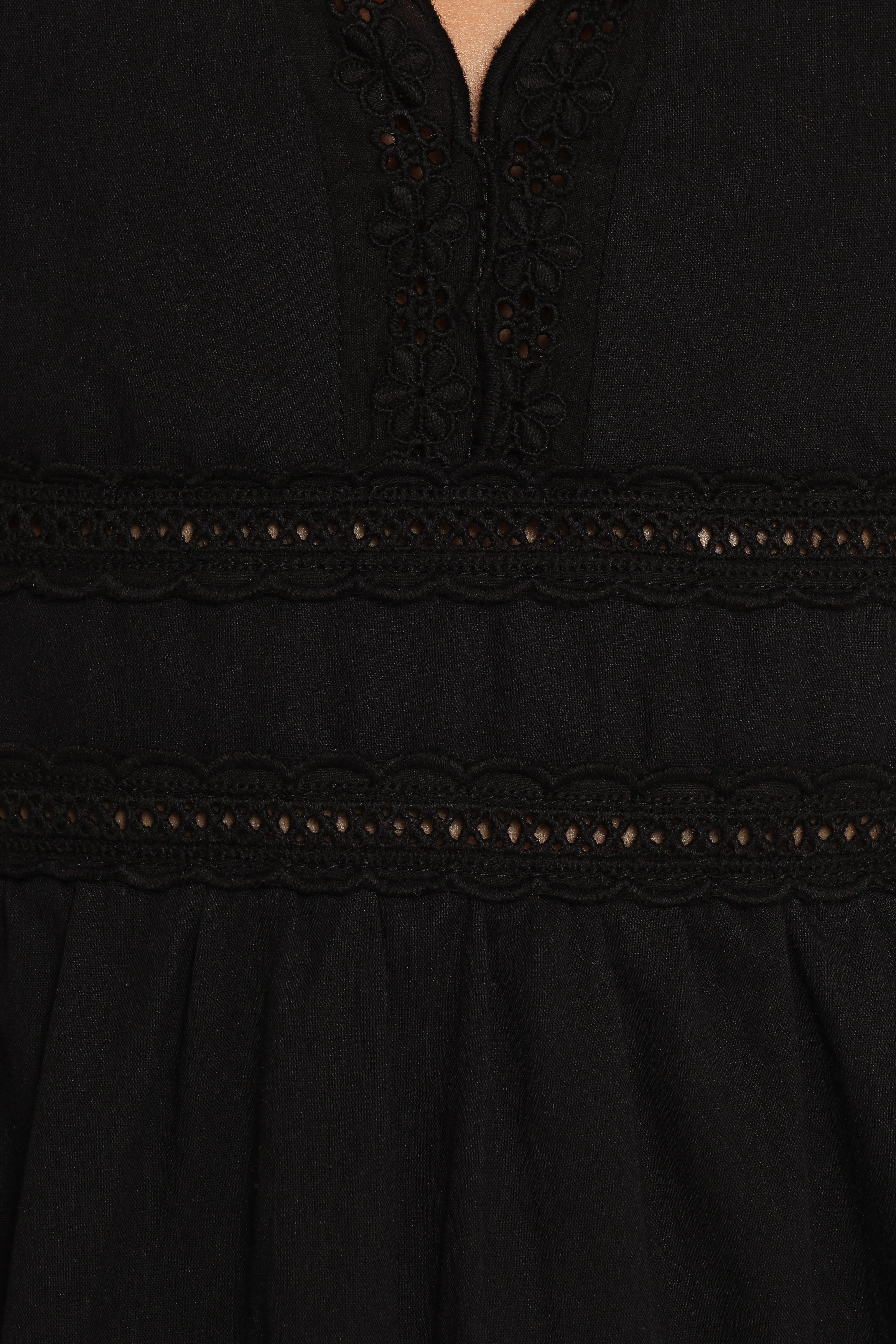 Estella Mini Dress - Black