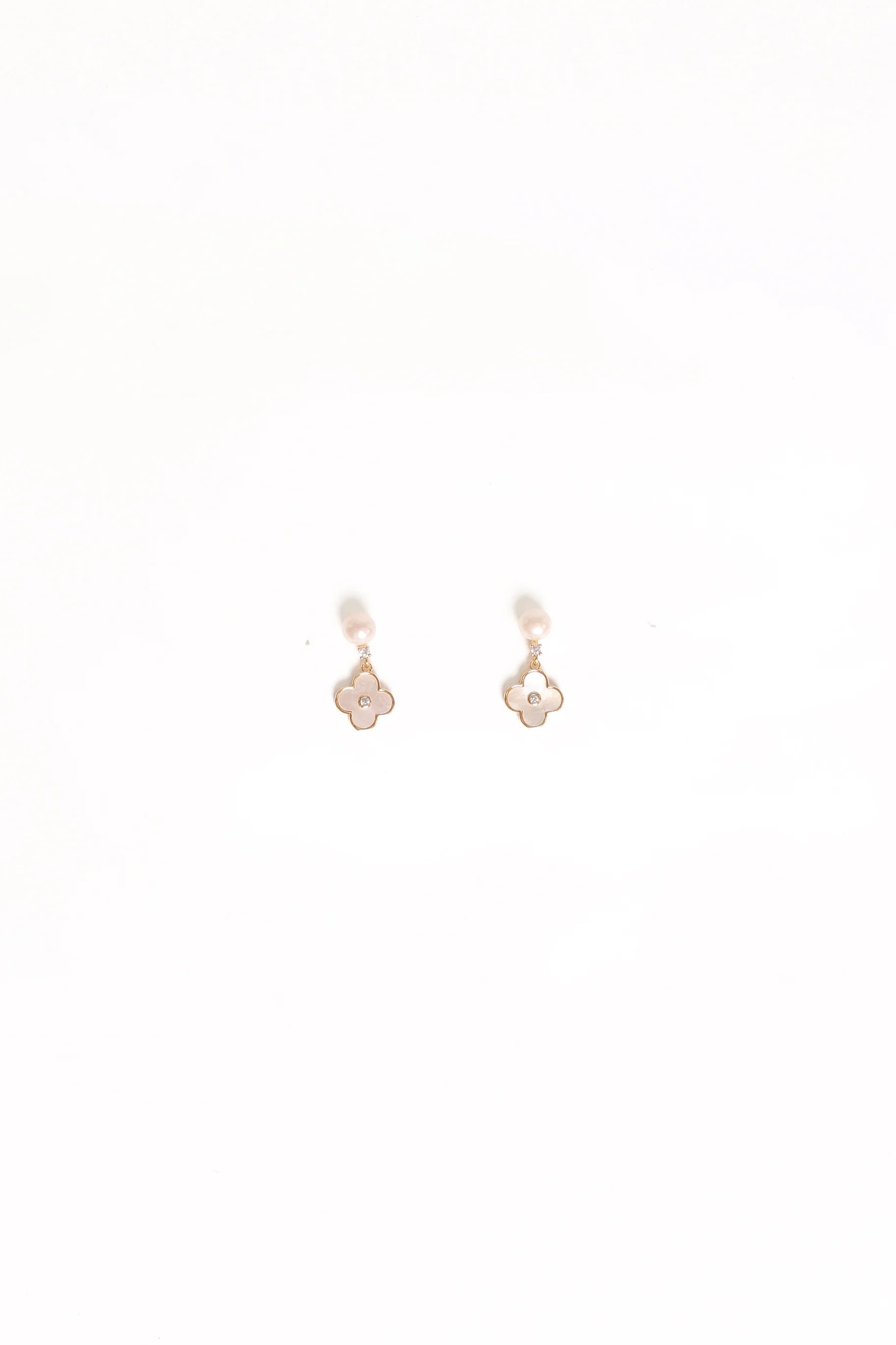 Marlowe Flower Earrings - Gold