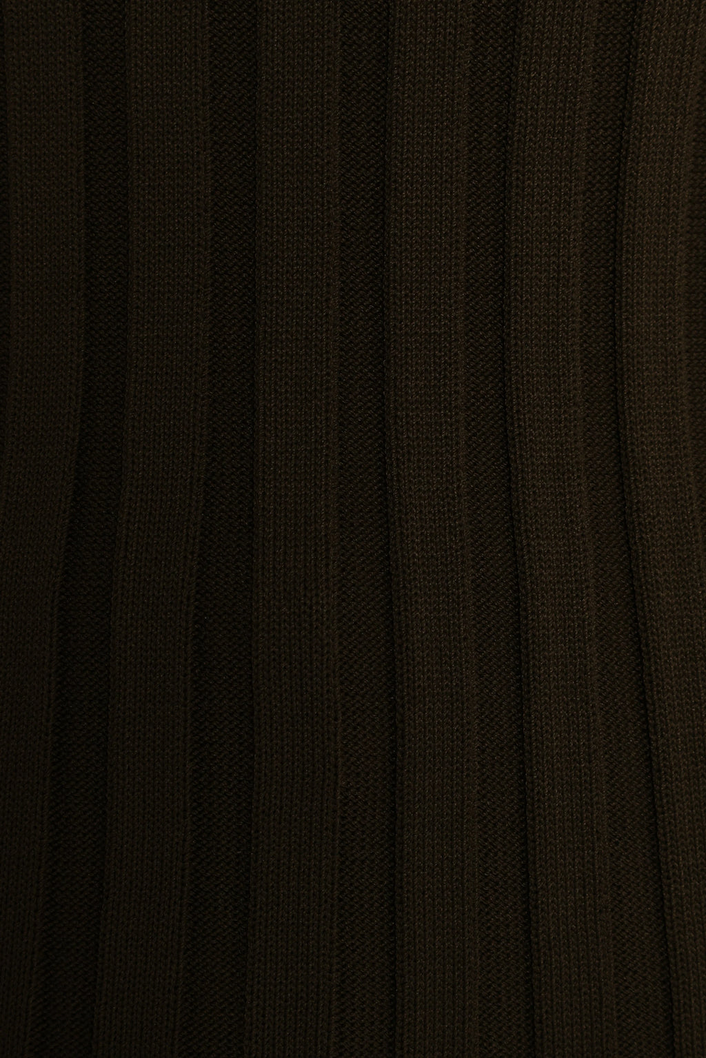 Aneesa Wide Rib Knit Top - Dark Olive