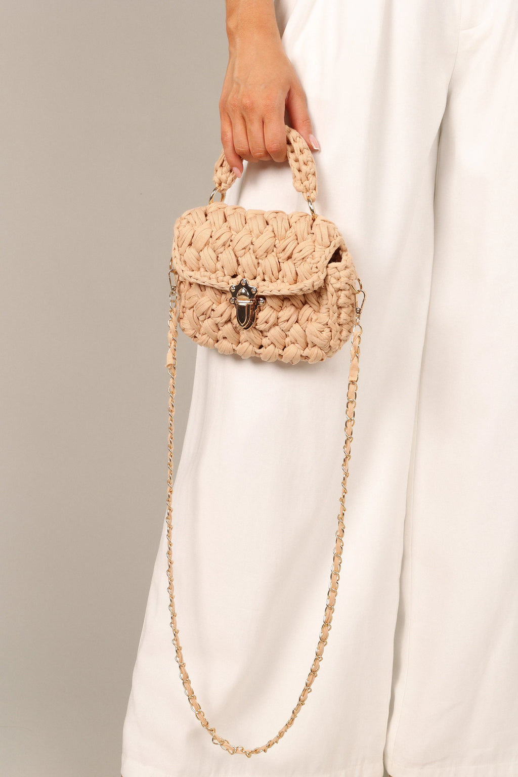 Veve Hand Woven Bag - Natural