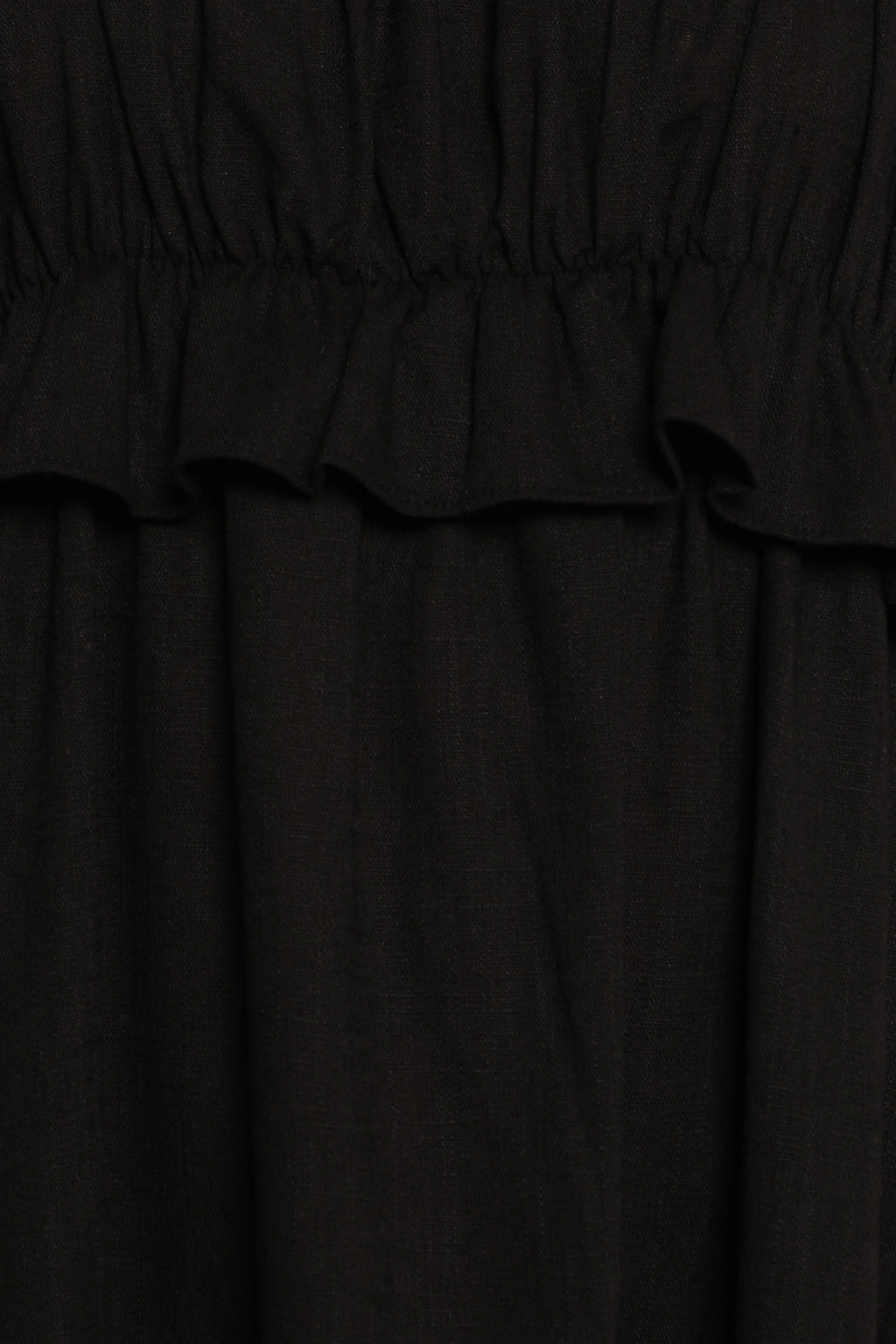 Ross Frill Strap Maxi Dress - Black