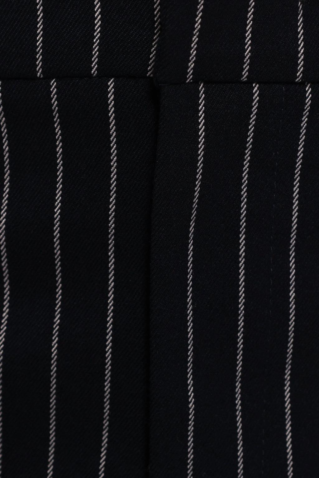 Ellory Midi Skirt - Navy Pinstripe