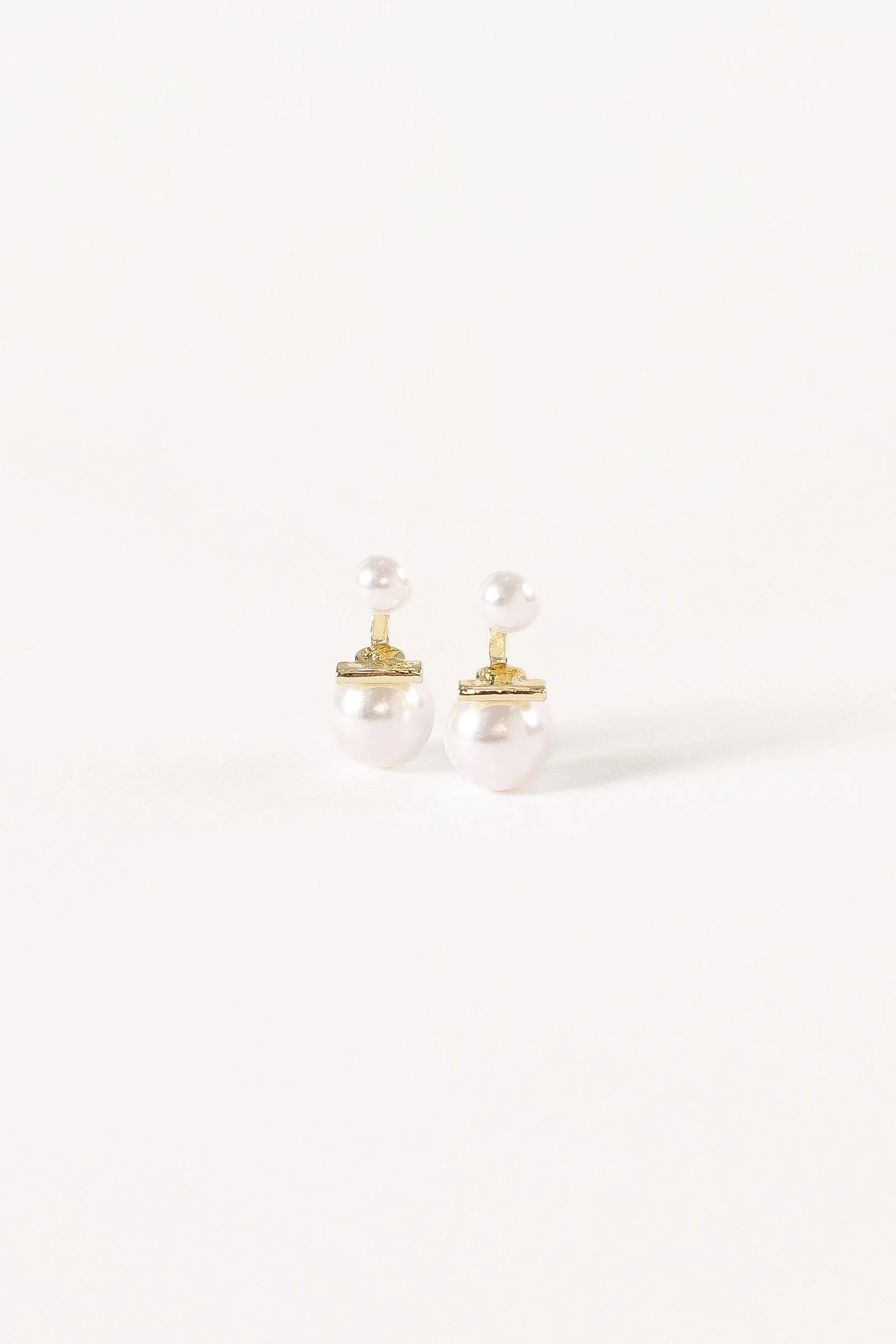 Astrid Pear Earrings - Gold