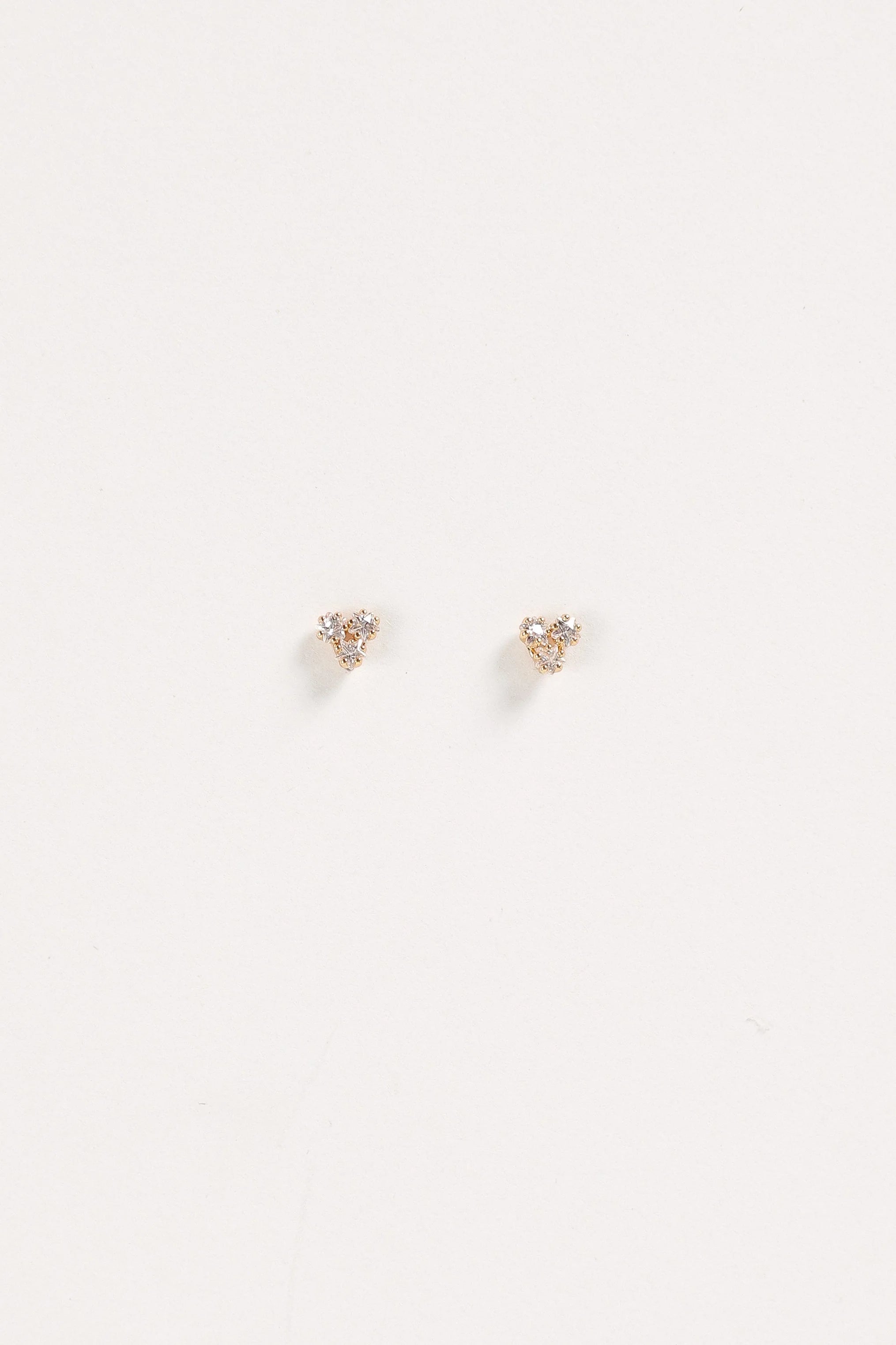 Janey Stud Earrings - Gold