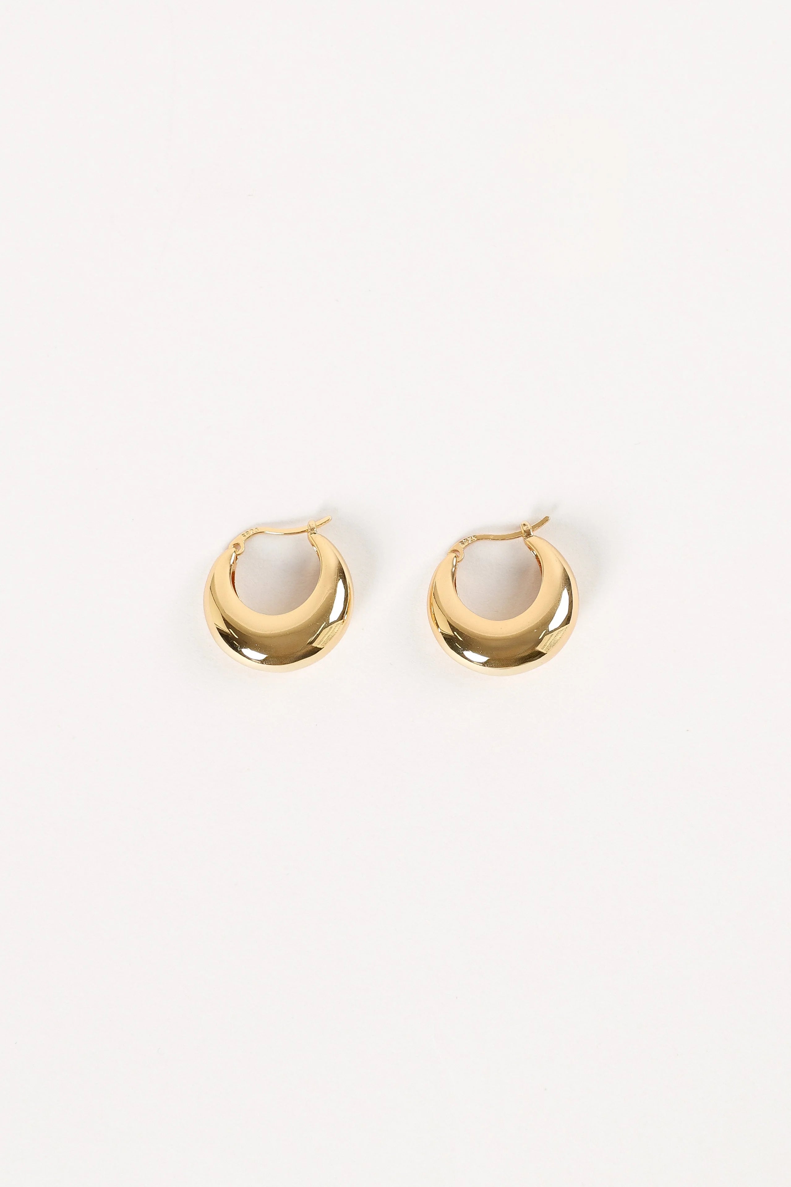 Lainey Hoop Earrings - Gold